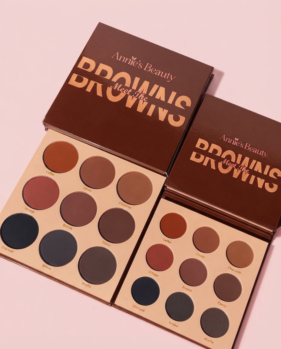 ANNIE’S BEAUTY - Palette fards à paupières « Meet the browns »