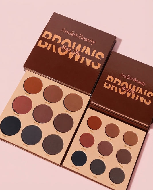 ANNIE’S BEAUTY - Palette fards à paupières « Meet the browns »